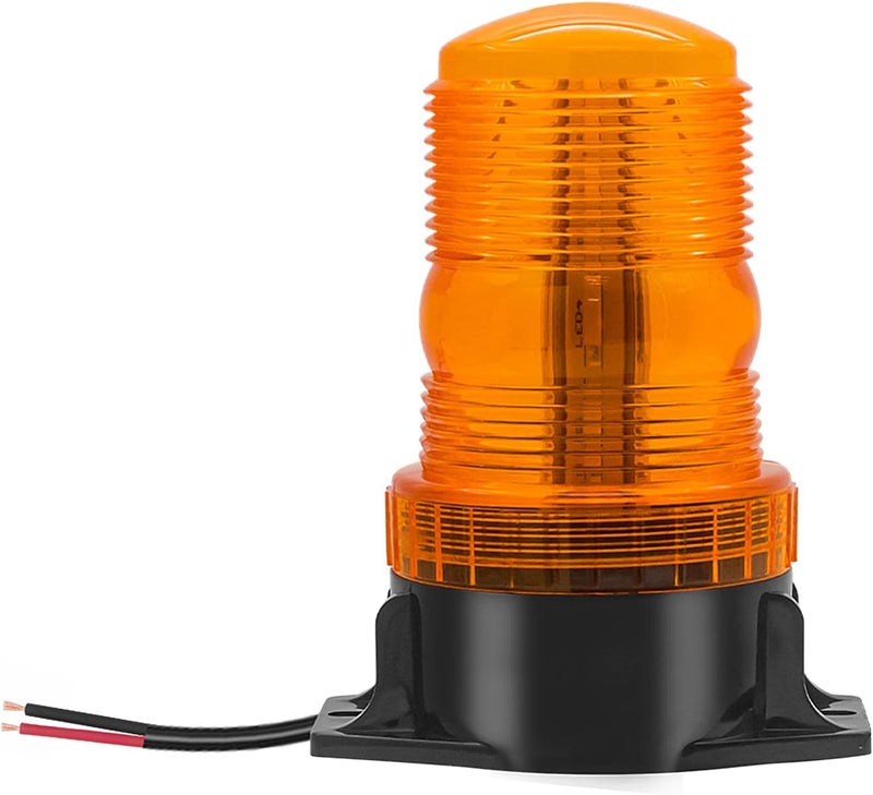 NWpangu LED Amber Beacon Light 30 LED Emergency Strobe Light Flashing Warning Light for Truck Engineering Vehicles Boat Bus Forklift. - Image 1